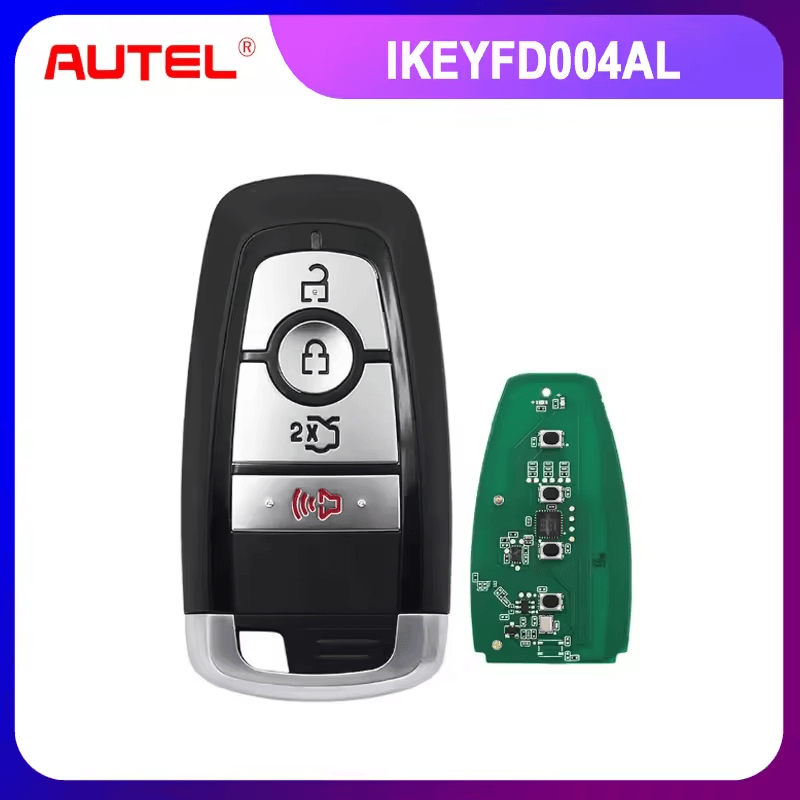 Autel IKEY IKEYFD004AL FD004AL Universal Smart Remote Key 4 Buttons 315/433MHz For Autel Smart Key For KM100 IM508 IM608
