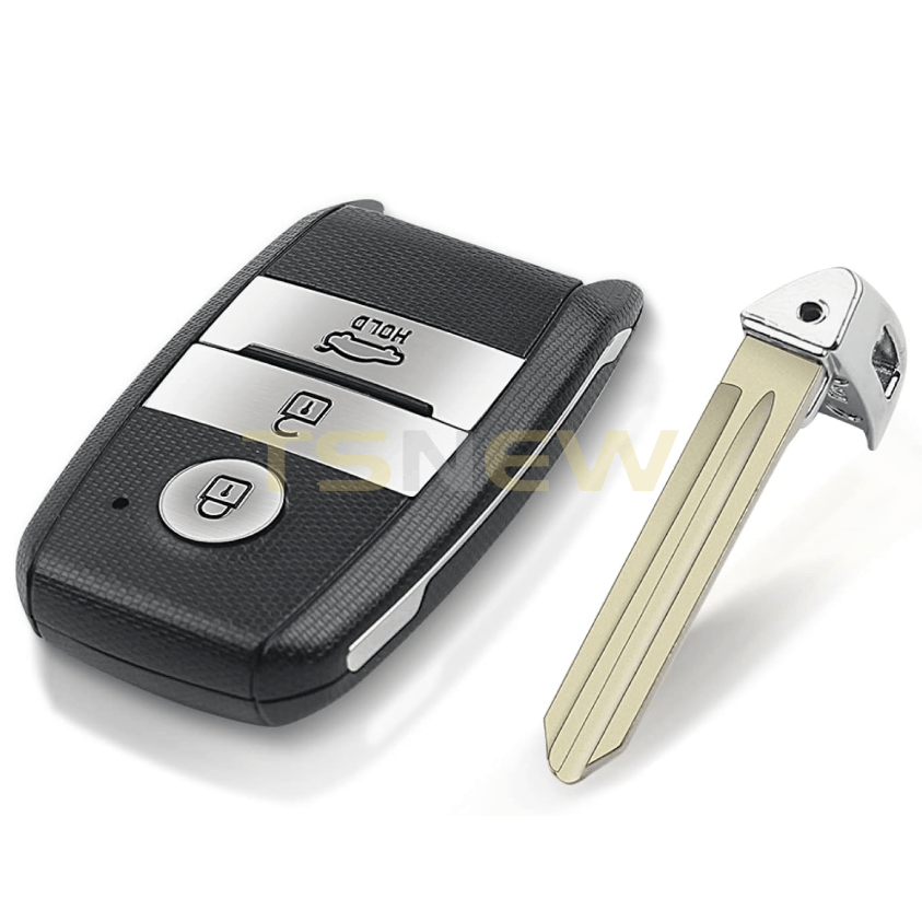 Folding Remote Key Shell Without Transponder Chip For Kia K3, Replacement Car Key Fob Cover Housing