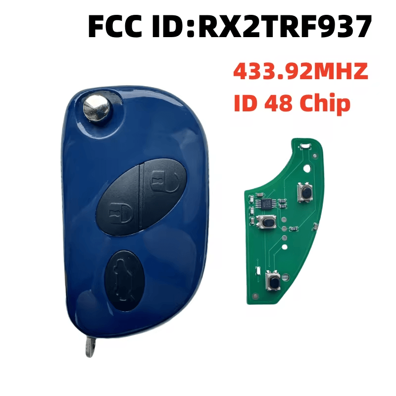2005-2011 Maserati GranTurismo Quattroporte / 3-Button Flip Key / RX2TRF937 (AFTERMARKET)