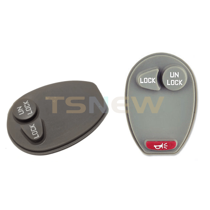 Remote Key Rubber Button Pad Replacement Skin For Chevrolet Buick GMC Buick GL8 Firstland Car Key Fob Shell