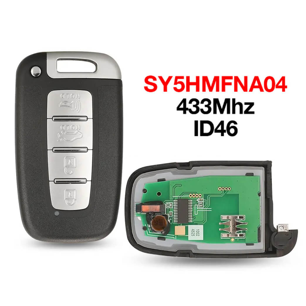 4 Button Remote Key SY5HMFNA04 ID46 Chip 433MHz For Hyundai Kia