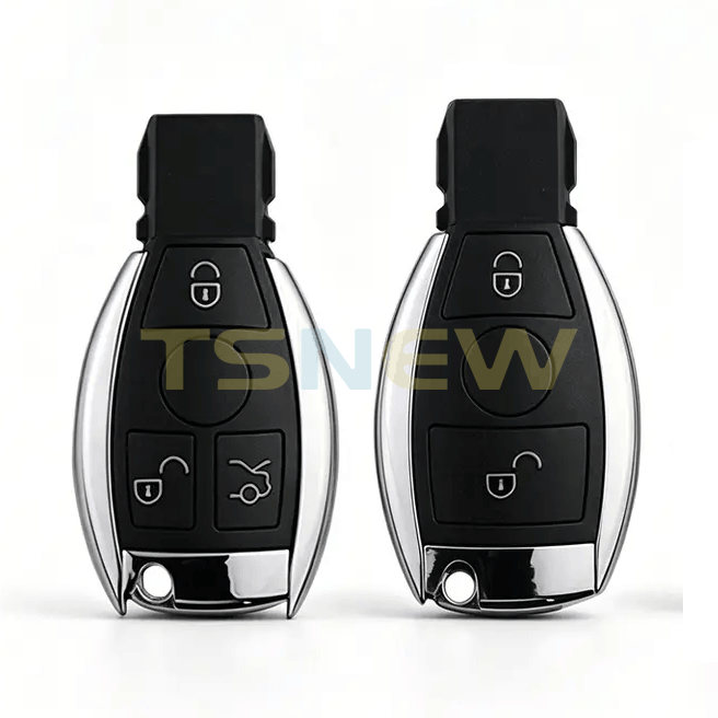 BGA Smart Remote Key Replacement Shell With Single Battery Holder For Mercedes-Benz Car Key Fob Housing