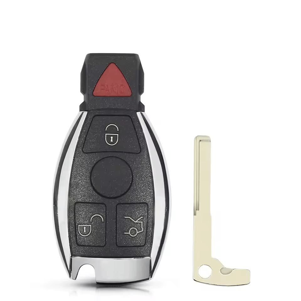 97-14 Mercedes Benz Remote Fobik Key 4 Button No Prox New IYZ-3312