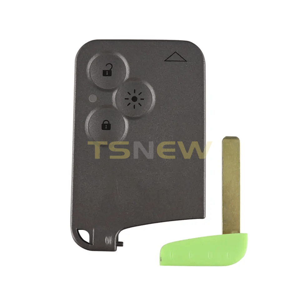 Smart Key Shell For Renault Laguna 3 Buttons Remote Replacement Case With Small Emergency Key