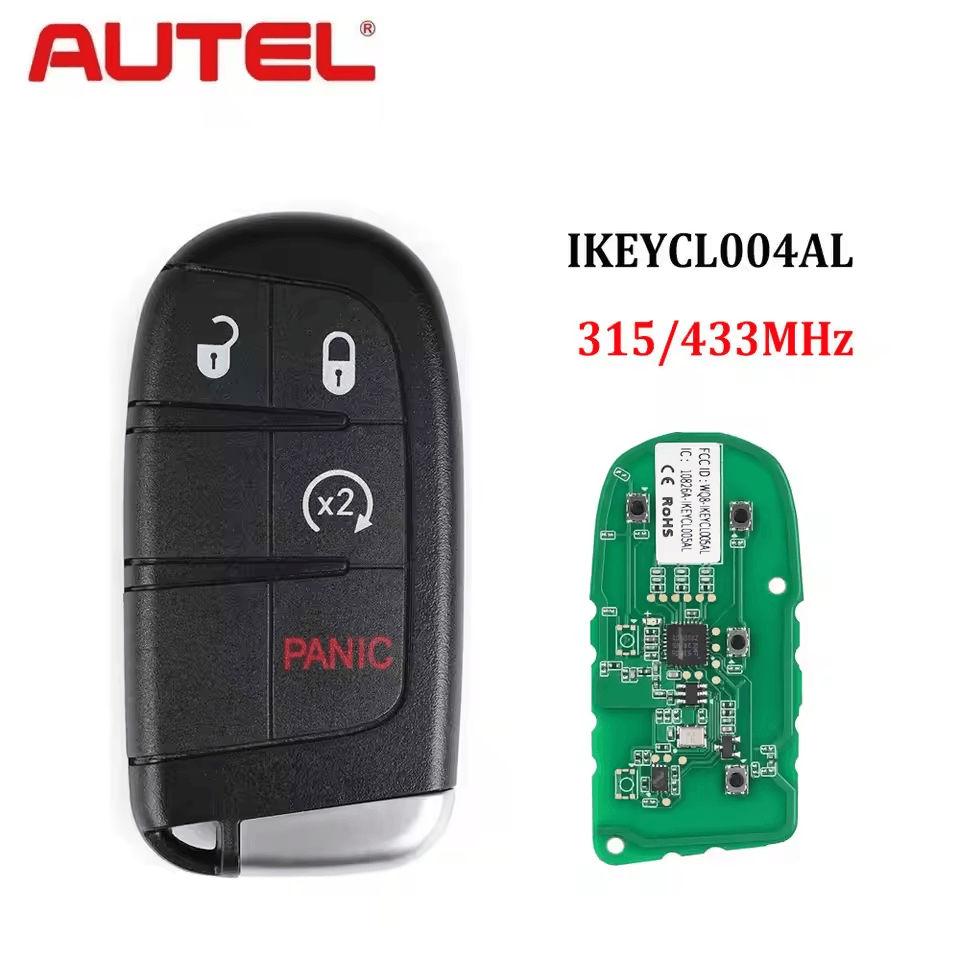Autel IKEY IKEYCL004AL CL004AL Universal Smart Remote Key 4 Buttons For Chrysler For Autel Smart Key For KM100 IM508 IM608