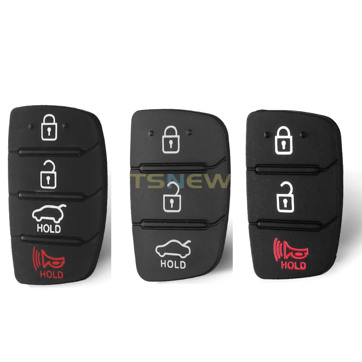 Silicone Rubber Key Button Pad For Hyundai ix35 Mistra Elantra Langdong ix25, Replacement Remote Key Skin Cover