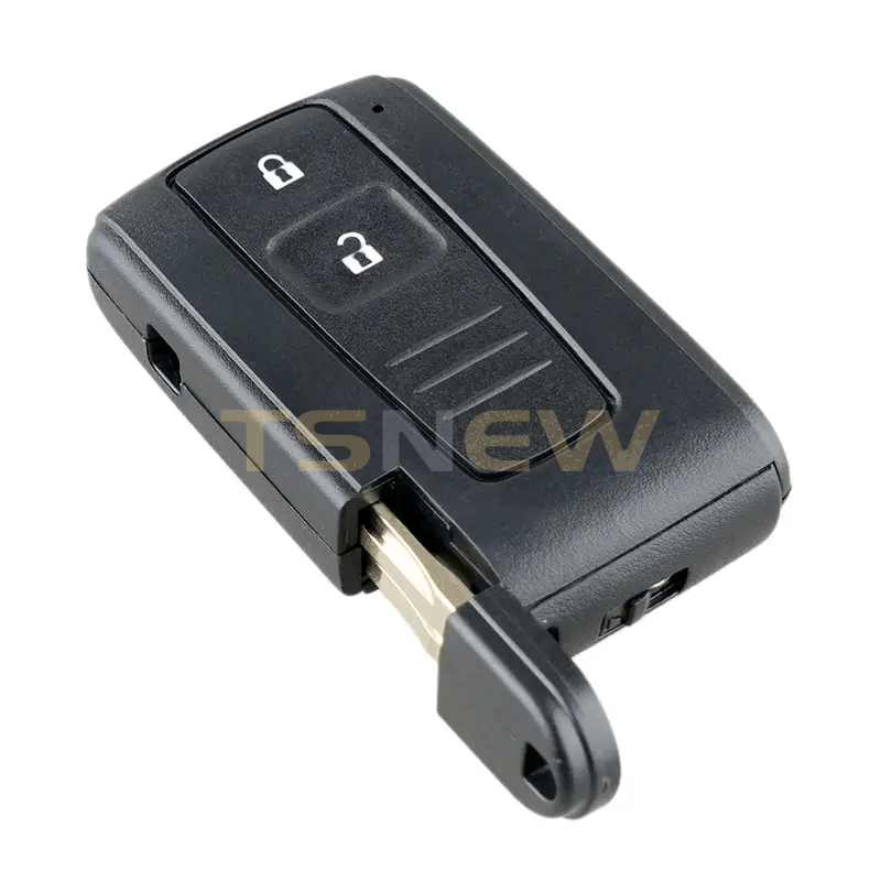 2 Button Smart Key Shell With Small Uncut Key Blank For Toyota Prius Keyless Fob Housing