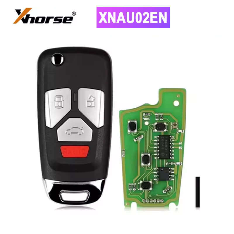 Xhorse XNAU02EN 3+1 Button XN Series Universal Wireless VVDI Remote Car Key for VVDI2 Programmer Tools for AUDI Type