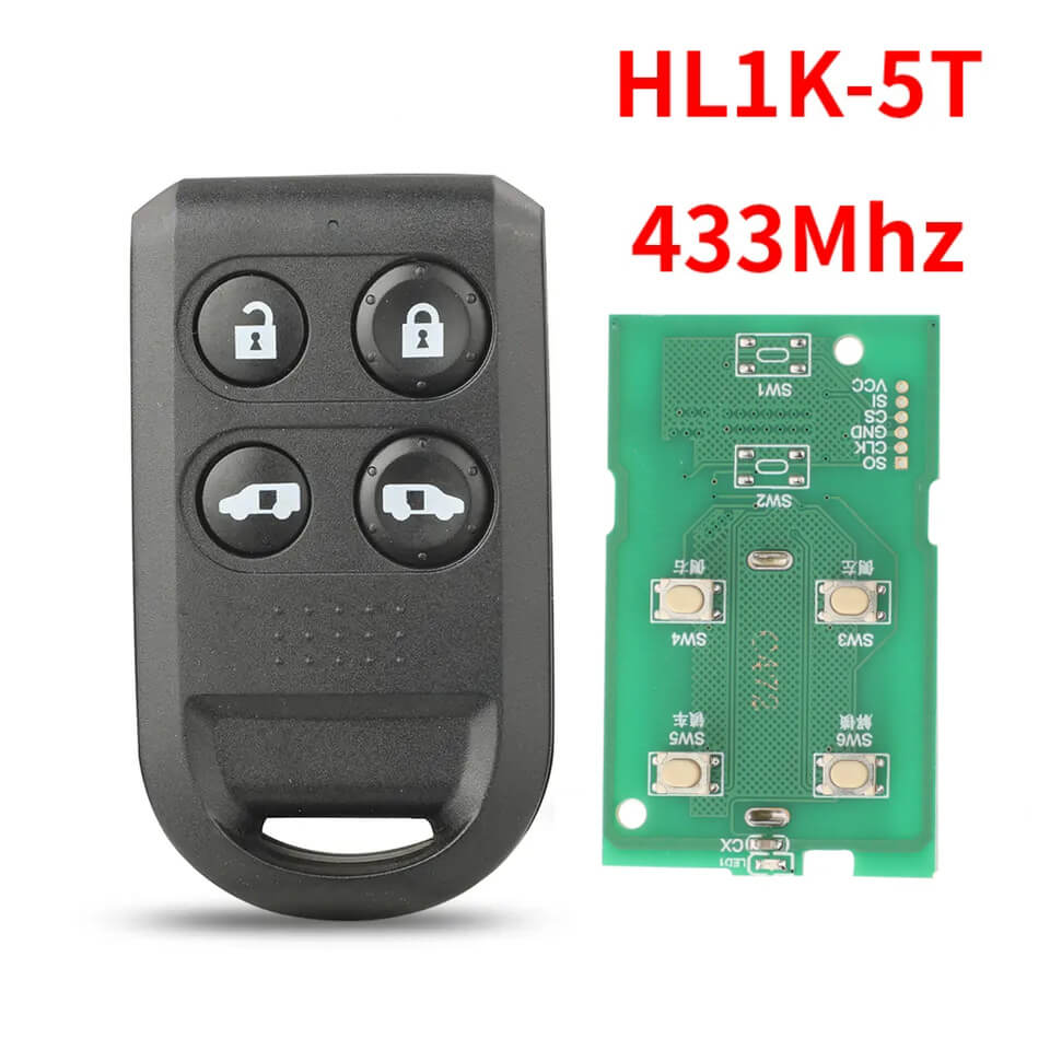 4 Button Separate Remote Key 433MHz HL1K-5T For Honda Freed Odyssey