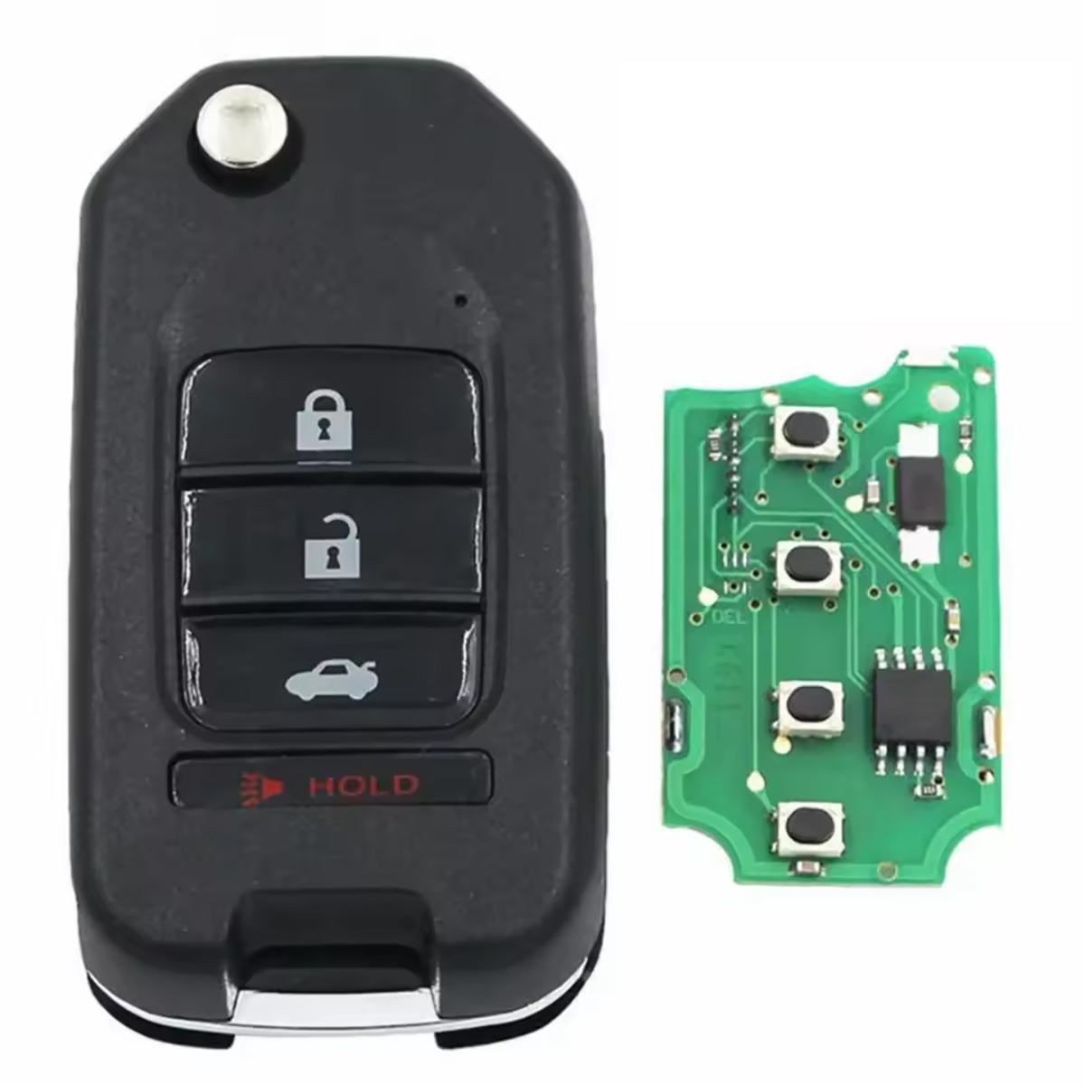 KEYDIY KD B10-4 Flip Remote Key for Honda Type 3+1 Buttons