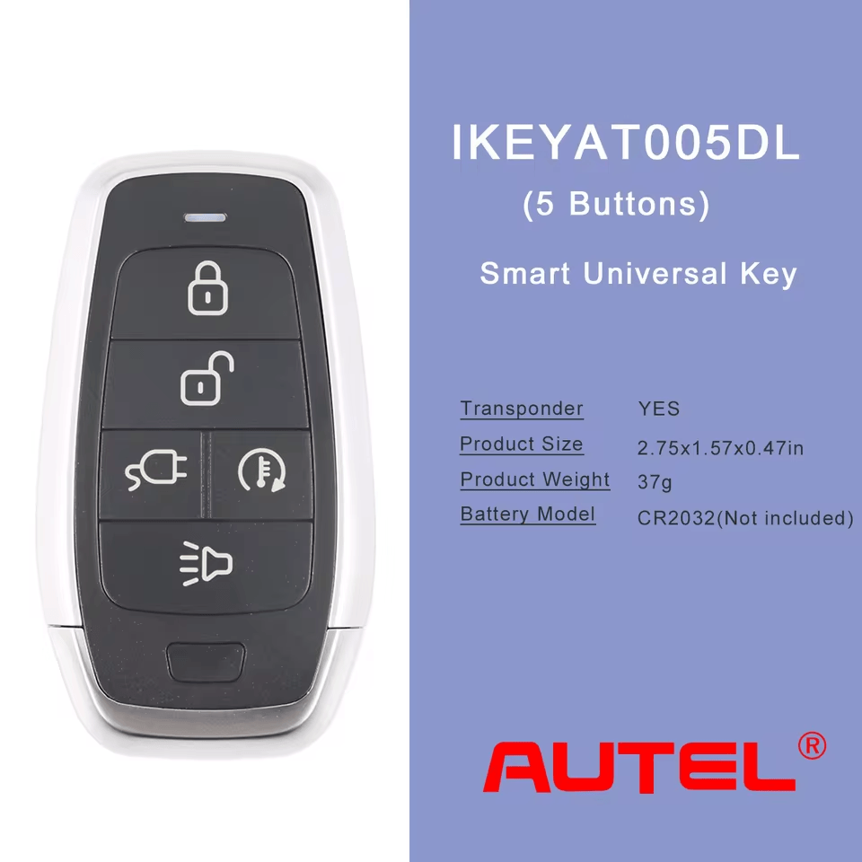 Autel Ikey AT005DL Universal Smart Remote Key Use for KM100 IM508 IM608Pro II XP400Pro
