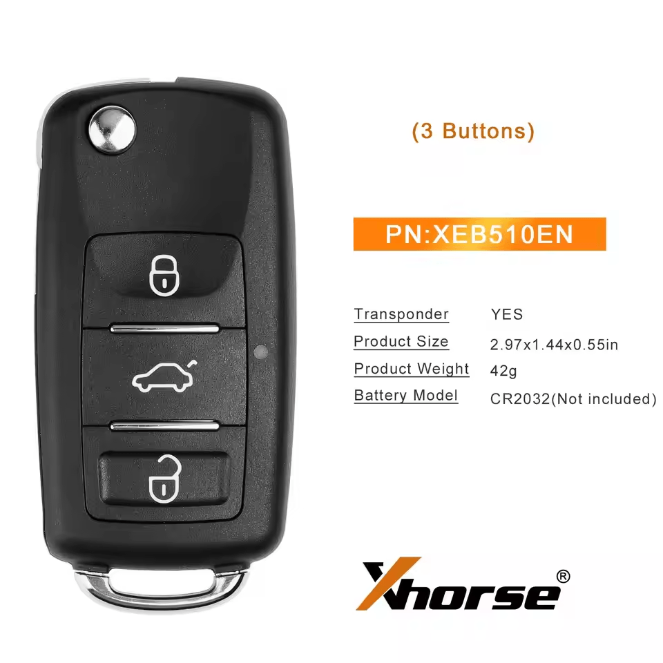 Xhorse XEB510EN with XT27B Super Chip for Volkswagen B5 Type Super Remote Key