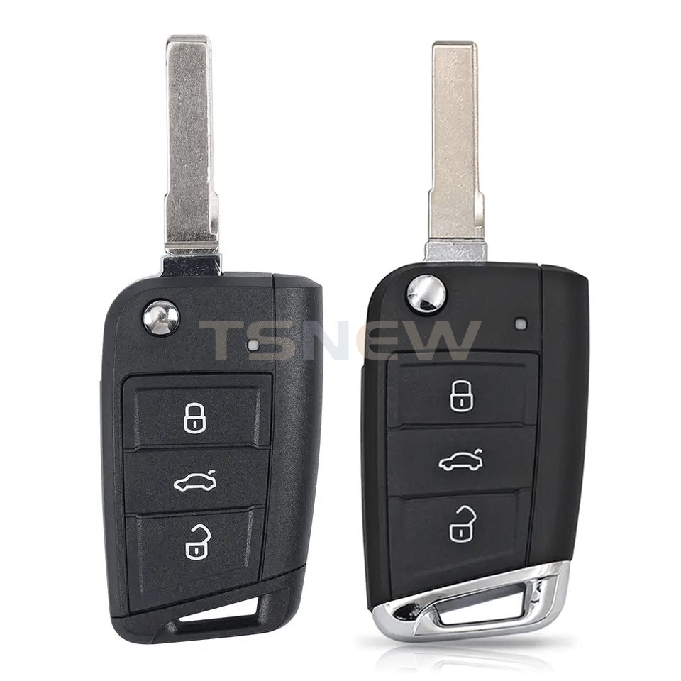 Flip Remote Key Replacement Shell Export Version For VW Passat Car Key Fob Housing