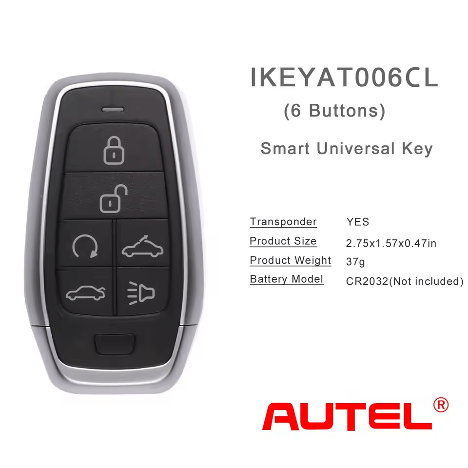 Autel Ikey AT006CL Universal Smart Remote Key for KM100 IM508 IM608Pro II XP400