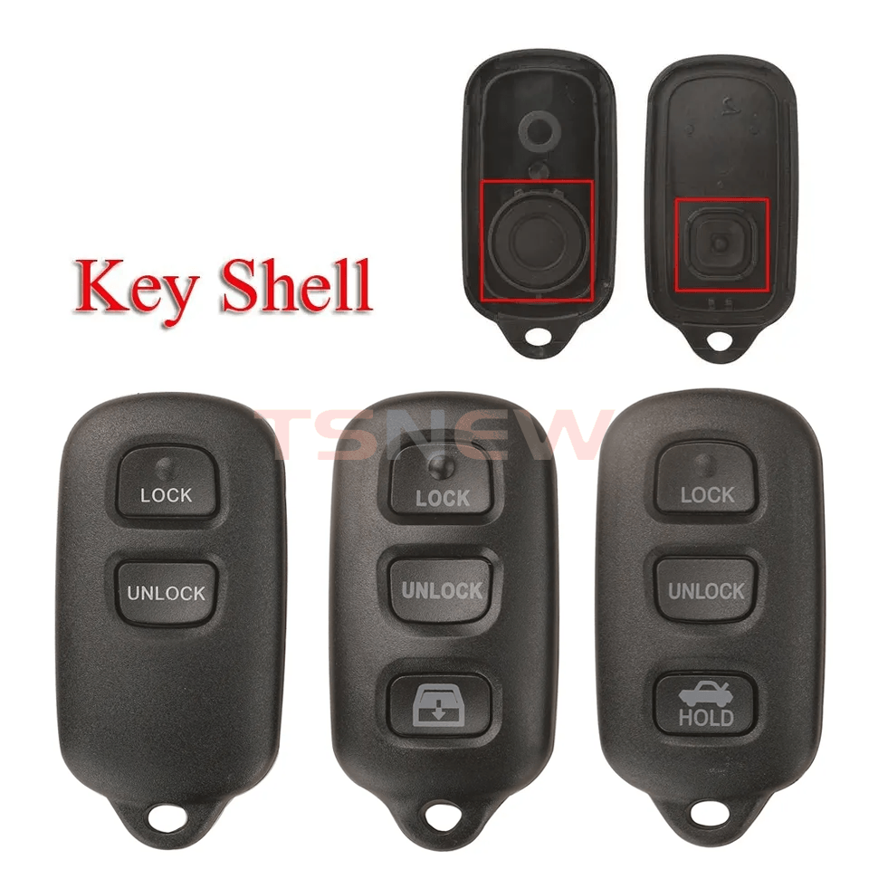 2/3 Button Separate Remote Key Replacement Shell For Toyota Levin Reiz RAV4 Camry