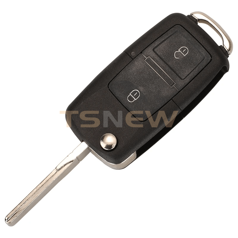 2 Buttons Flip Remote Key Replacement Shell For VW Passat B5 Golf Car Key Fob Housing