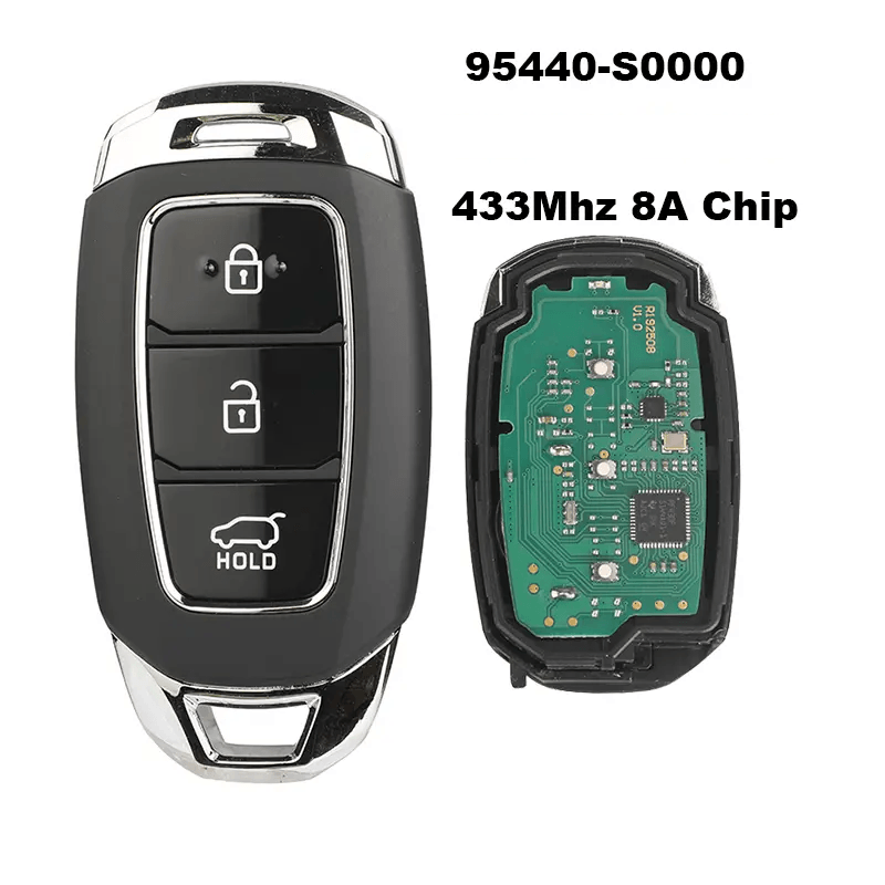 3 Buttons Smart Card Remote Car Key 433MHz 8A Chip OE 95440-S0000 For Hyundai