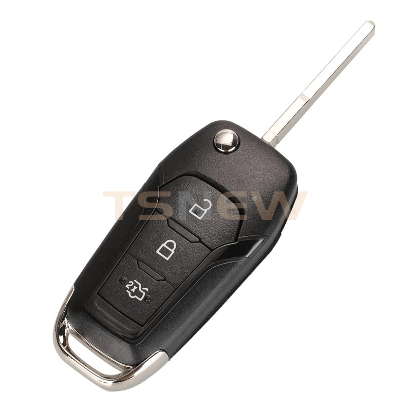 3 Buttons Folding Key Shell For Ford Focus EcoSport Mondeo