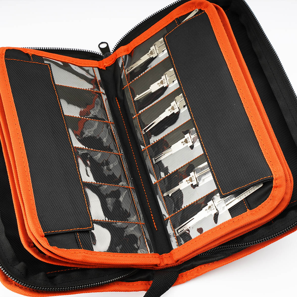 72PCS Lishi 2 in 1 Tool Bag Portable Durable Storage Package Locksmith Tools