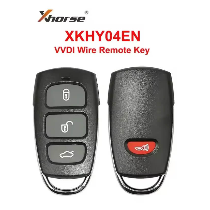 Xhorse XKHY04EN For Universal VVDI Wire Remote Key 4 Buttons Car Remote Key for VVDI Mini Key Tool VVDI2