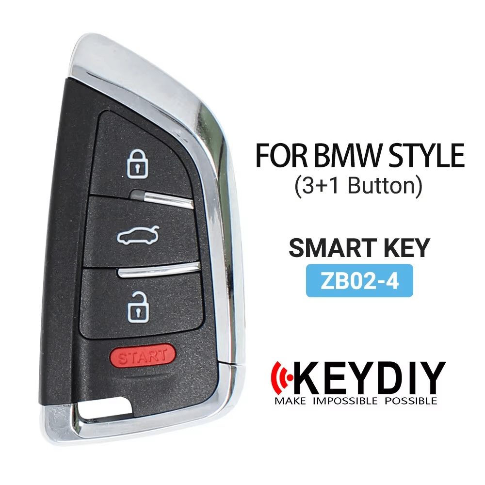 KEYDIY KD ZB02-4 Smart Remote Key for BMW Type 3+1 Buttons