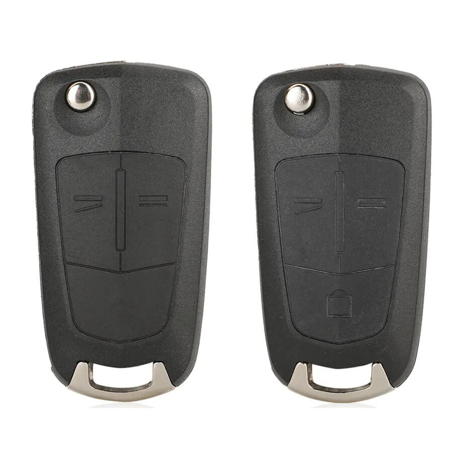 2/3 Button Original Flip Key Shell Left Blade For Chevrolet Opel Vauxhall
