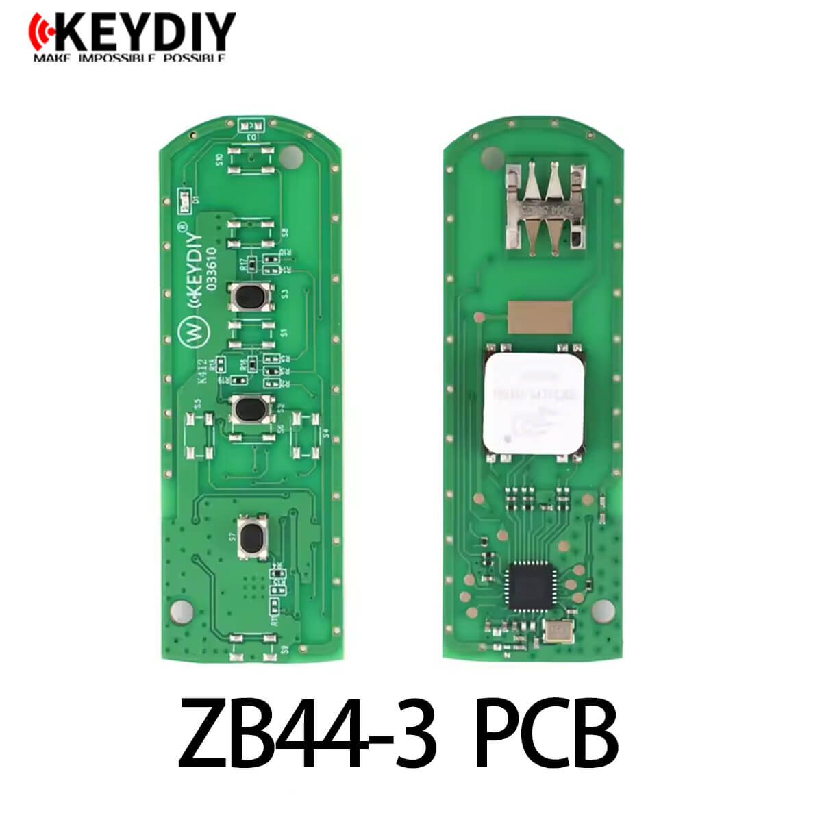 KEYDIY KD ZB44-3 Smart Key PCB Board Only 3 Buttons
