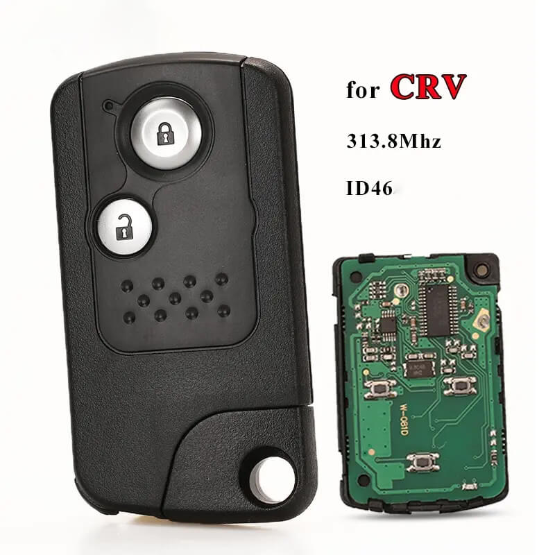 2 Button Smart Remote Key ID46 Chip 313.8MHz For Honda CRV