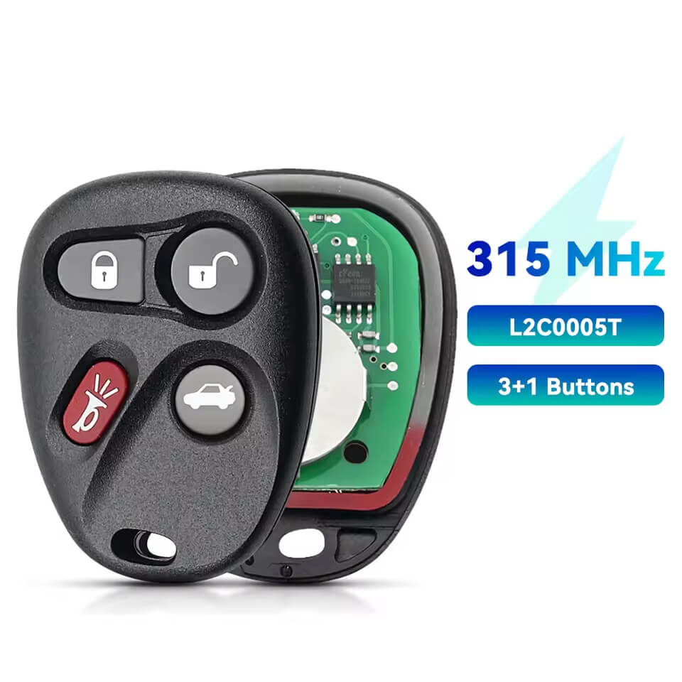 2000-2007 GM / 4-Button Keyless Entry Remote / L2C0005T (AFTERMARKET)