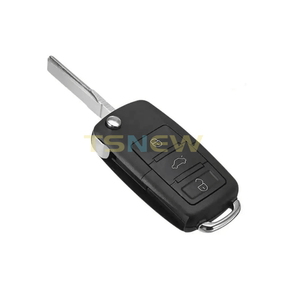 3 Buttons Flip Remote Key Replacement Shell For VW Jetta Passat B5 Car Key Fob Housing