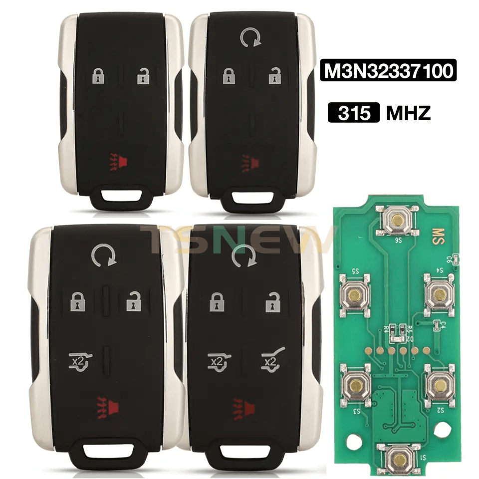 3/4/5/6 Button Separate Remote Car Key 433MHz M3N32337200 For Chevrolet GMC