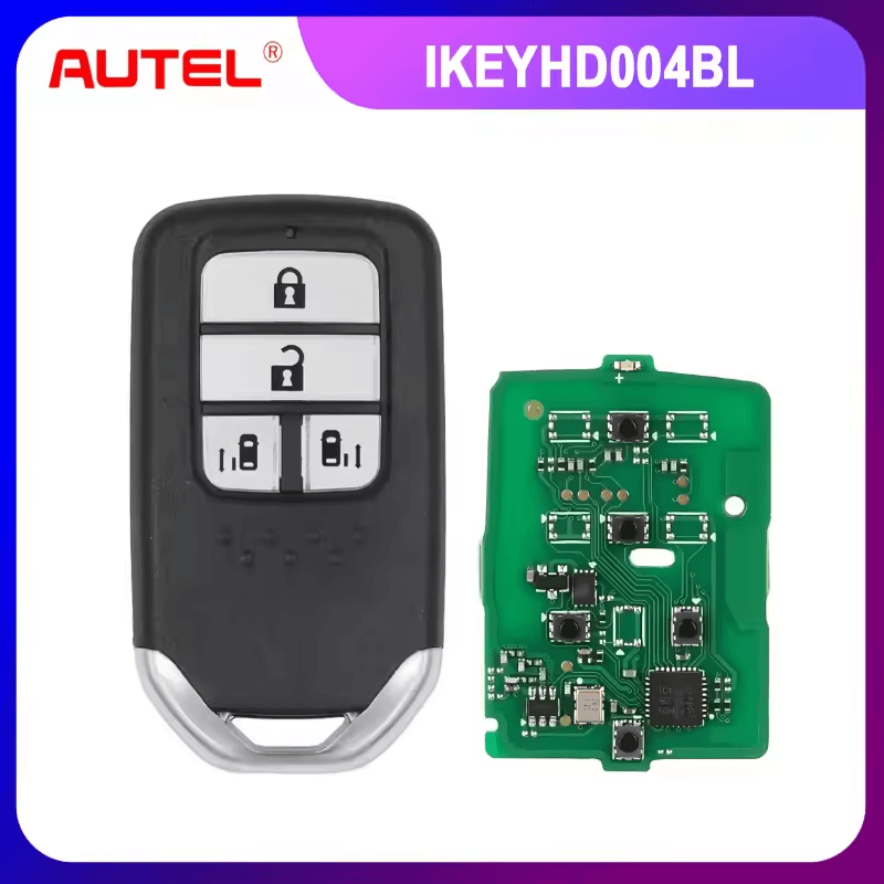 Autel IKEYHD004BL HD004BLUniversal Smart Remote Key 4 Buttons For Honda For Autel Smart Key For KM100 IM508 IM608 KM100E