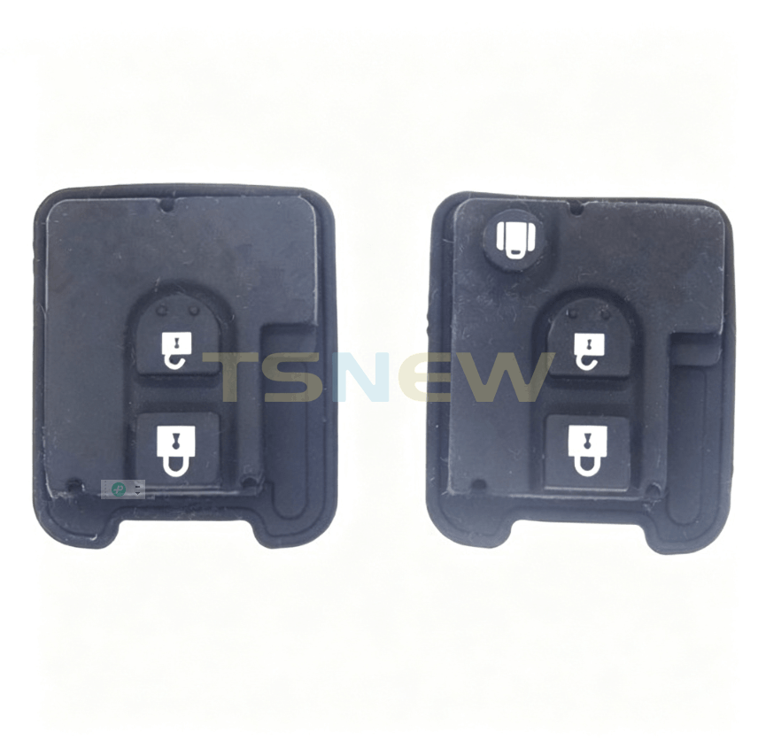 Rubber Button Pad For Nissan Quest Transponder Chip Remote Key, Replacement Car Key Skin Cover