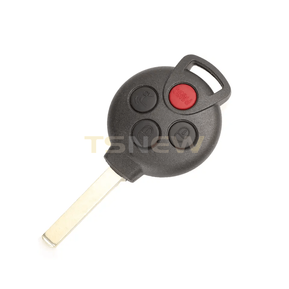 3+1 Buttons Panic Smart Key Replacement Shell Without Logo For Mercedes Benz Smart Car Key Fob Housing