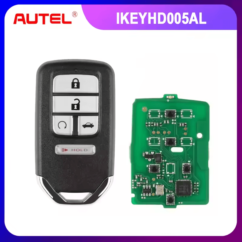 Autel Ikey IKEYHD005AL HD005AL Universal Smart Remote Key 5 Buttons For Honda For Autel Smart Key For KM100 IM508 IM608