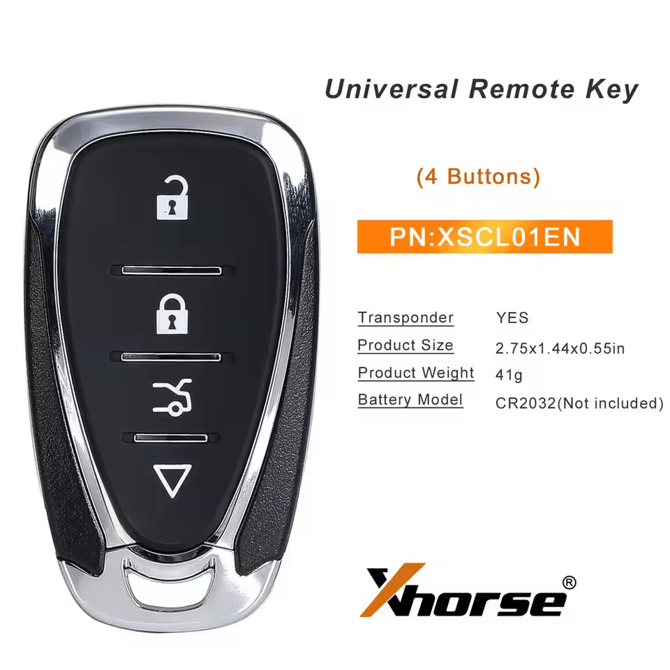 Xhorse XS Series Smart Key XSCL01EN English Version
