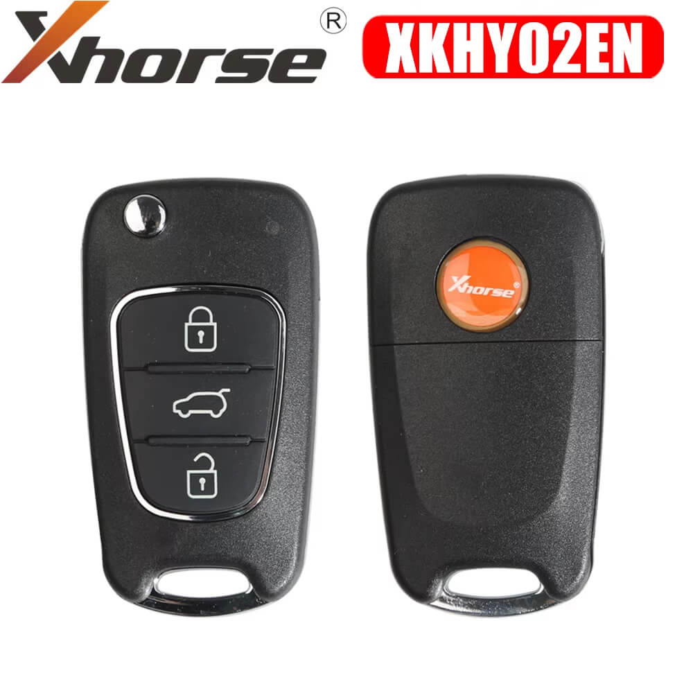 Xhorse XKHY02EN Wire Remote Key for Hyundai Flip 3 Buttons (English Version) Working with VVDI MINI Key Tool