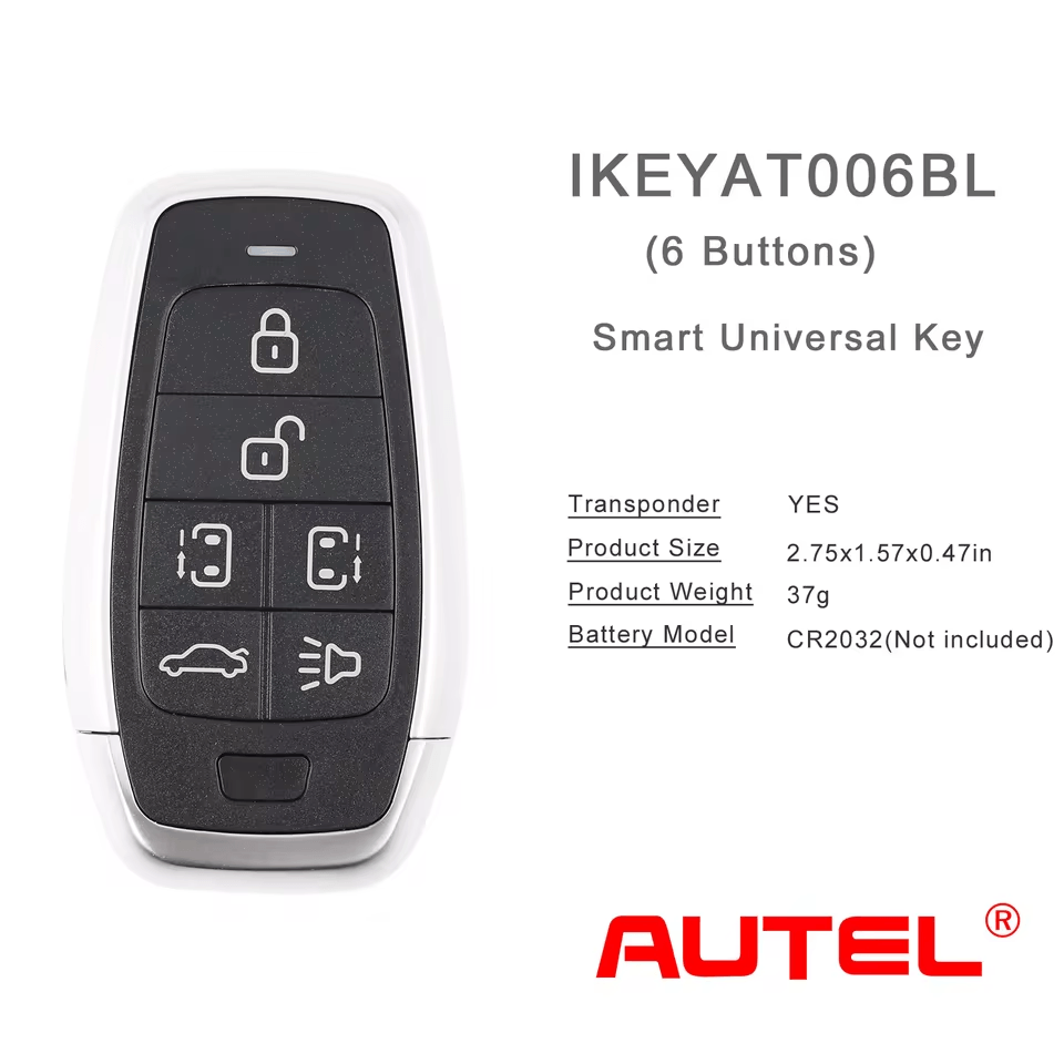 Autel Ikey AT006BL Universal Smart Remote Key for KM100 IM508 IM608Pro II XP400