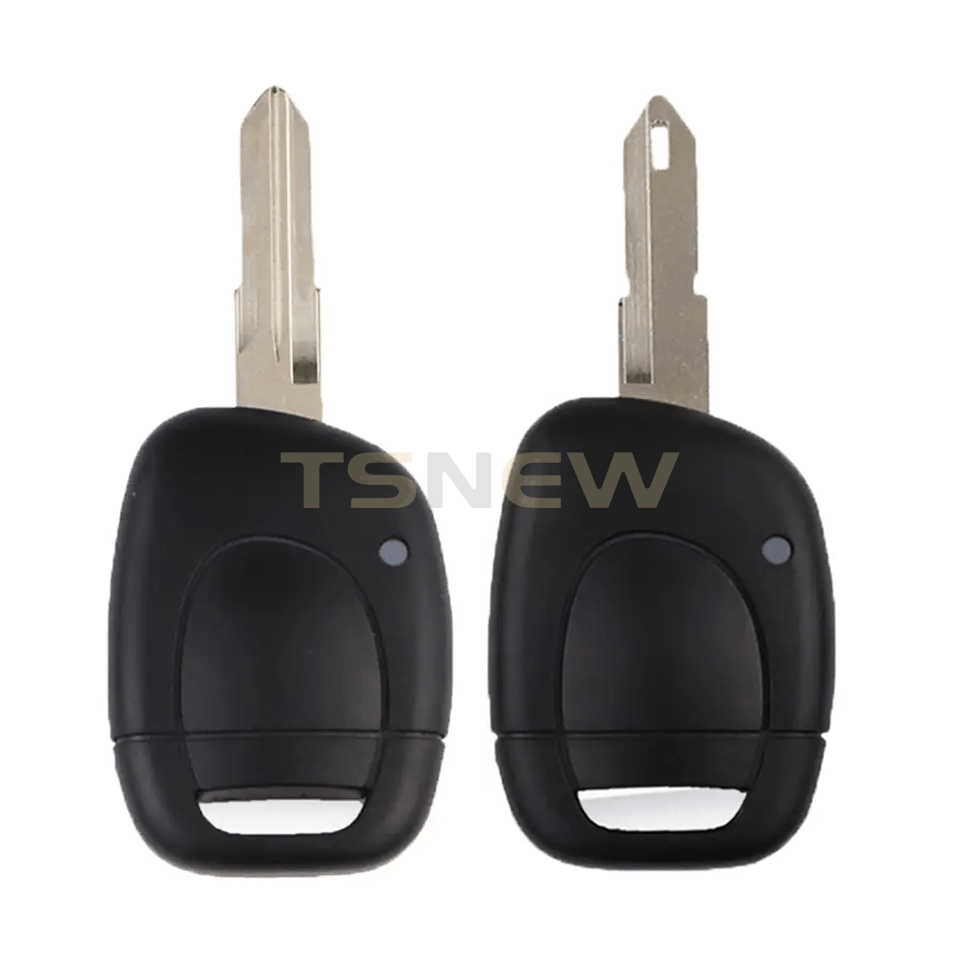 1 Button Car Key Shell For Renault Transponder Remote Replacement Case With/Without Battery Holder