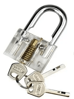 Transparent Leaf Lock