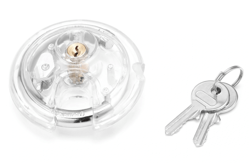 Transparent training lock padlock