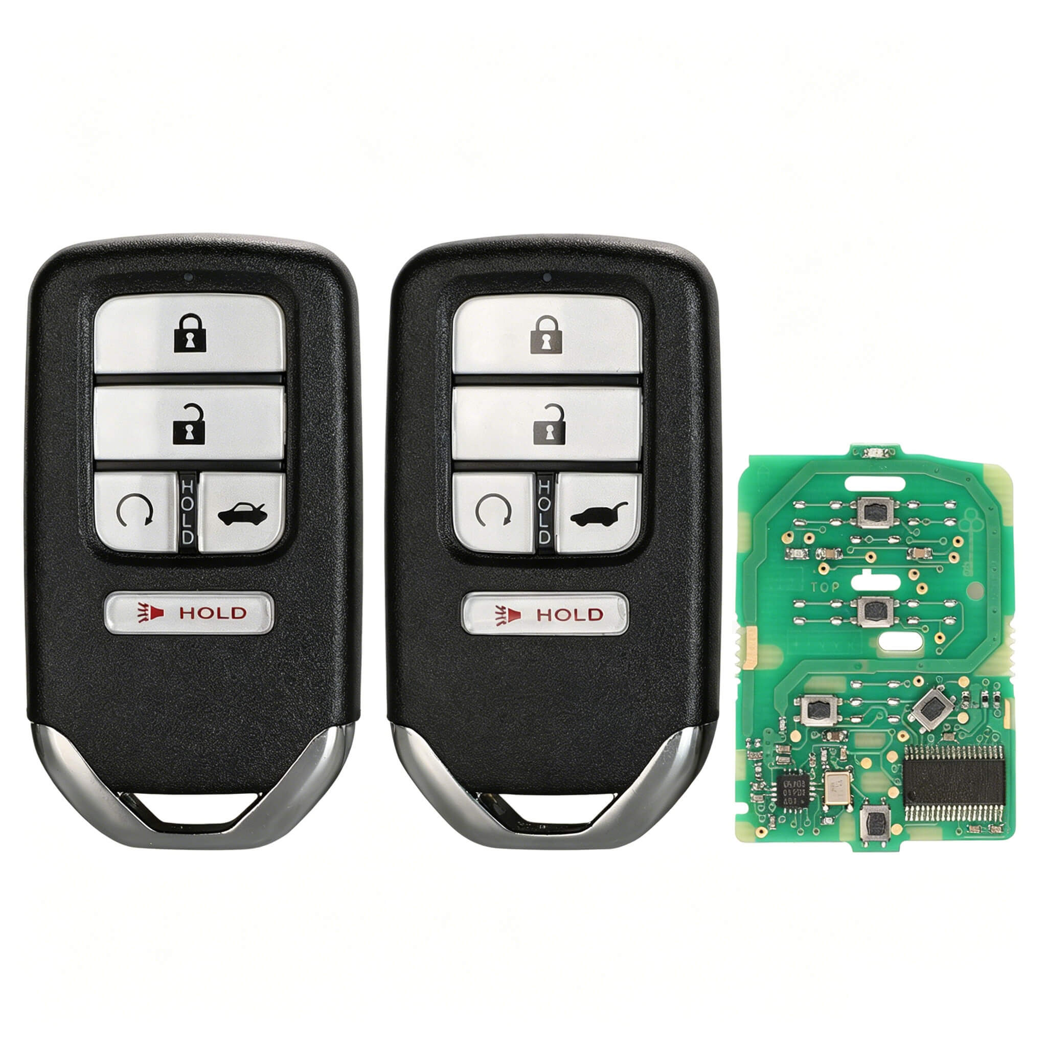 5 Button Smart Card Remote Key ID47 Chip 433MHz KR5V2X For Honda