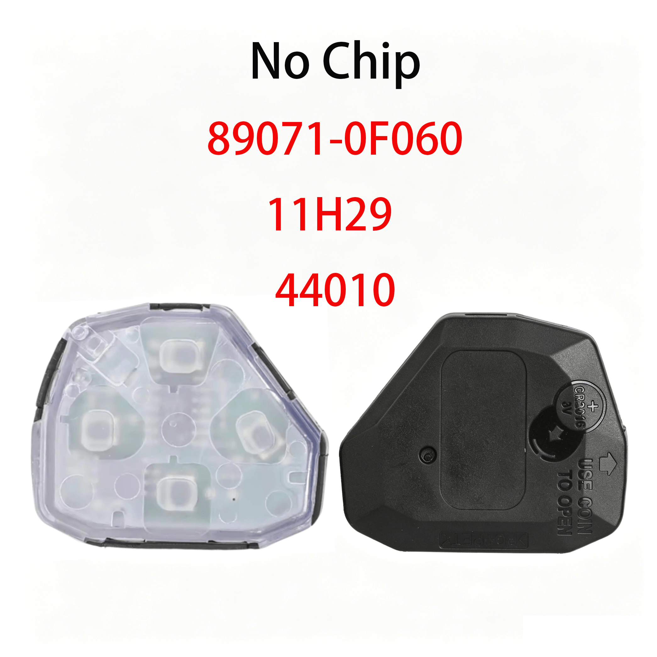 Remote Key Inner PCB Without Transponder Chip OE 89071-0F060 11H29 44010 For Toyota