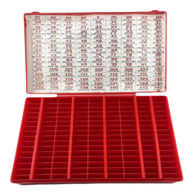 p083 key storage box blank key plastic box have 112 Spaces locksmith supplies