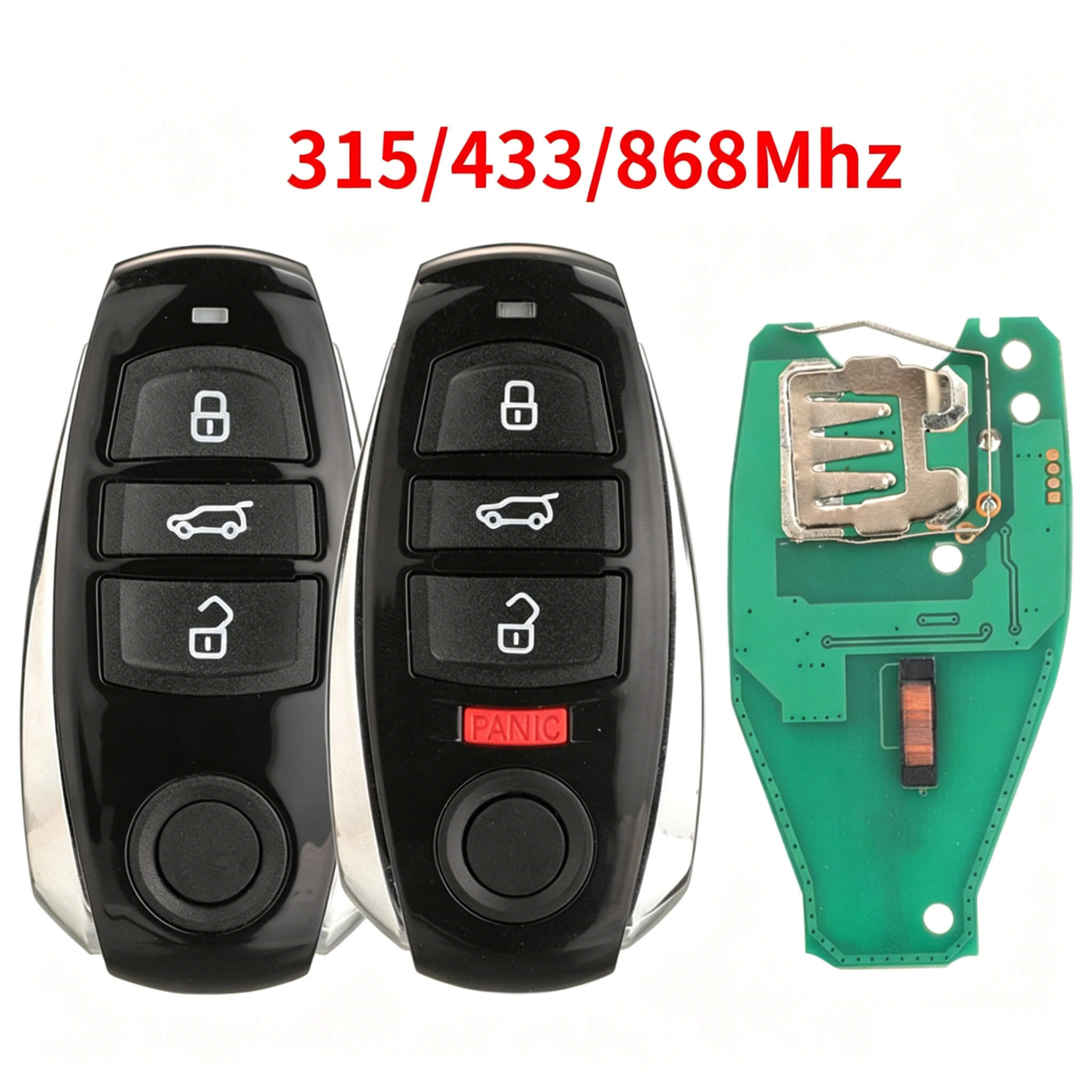 3/4 Buttons Smart Remote Car Key 7945AC Chip 315/433/868MHz For Volkswagen Touareg