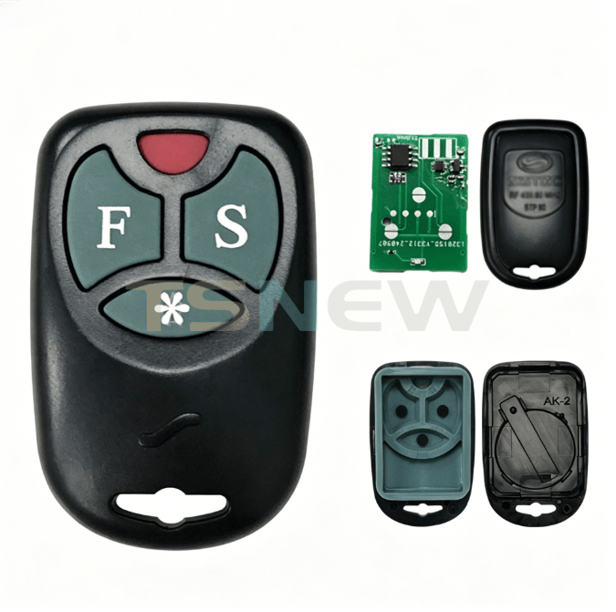Car Remote Key Replacement For Brazil Sistec Sx40 Vehicle Anti-theft Alarm Remote Control
