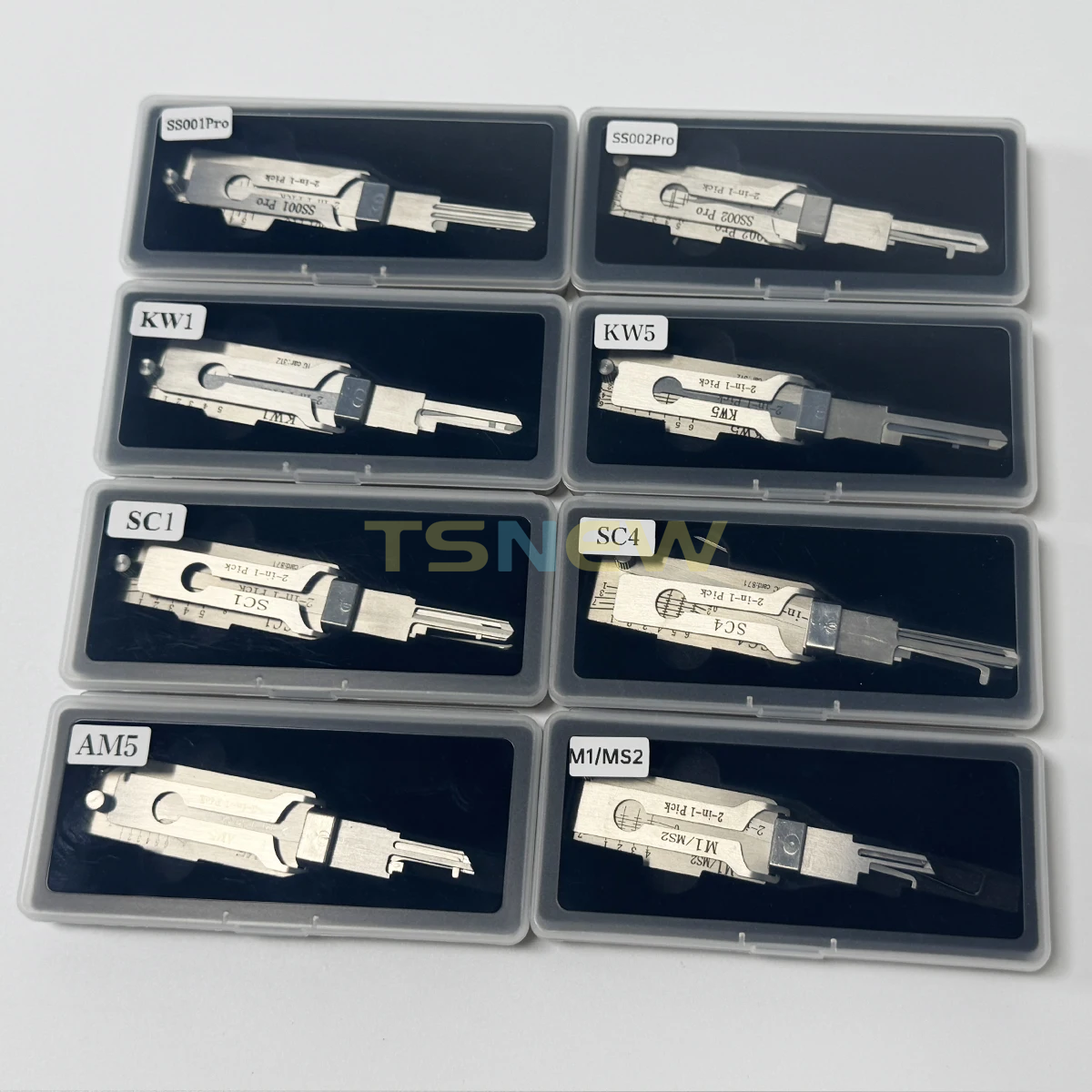 lISHI STYLE 2 IN 1 TOOLS SC1 KW1 SC4 KW5 R52 TE2 SS001 SS002 M1MS2  picks for civil  doors