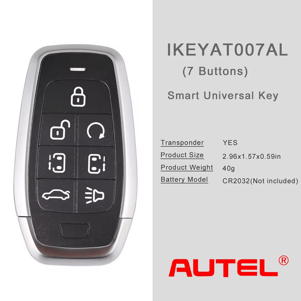 Autel Ikey AT007AL Universal Smart Remote Key for KM100 IM508 IM608Pro II XP400