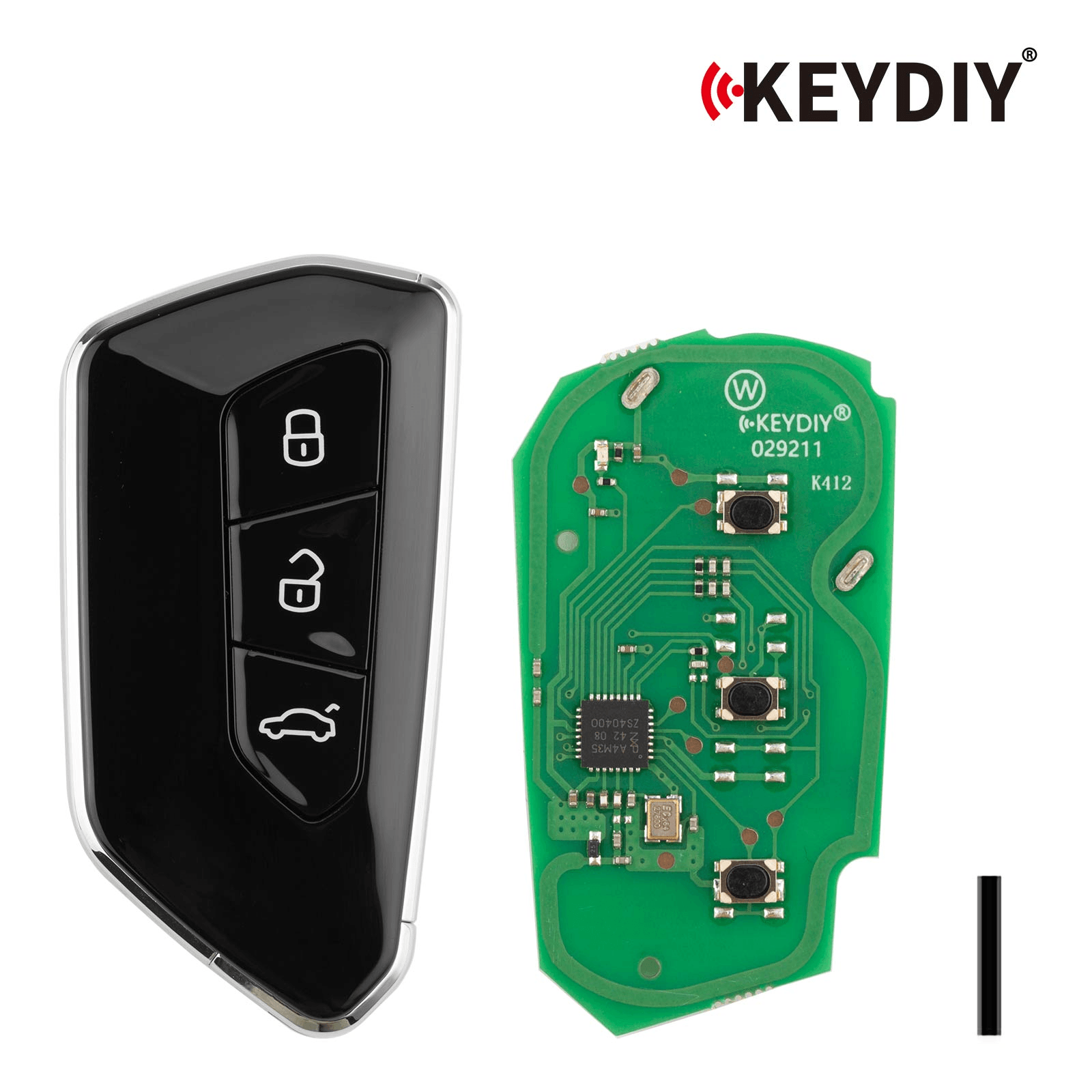KEYDIY KD ZB25-3 Smart Remote Key for VW Type 3 Buttons