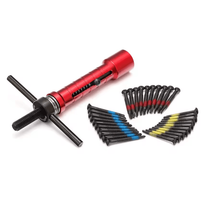 Key Cylinder Lock Puller, Lock Claw Puller Group, Crank Broken for Disassembly, Replace Locksmith Tool with 4.2/4.8/5.5mm Screws